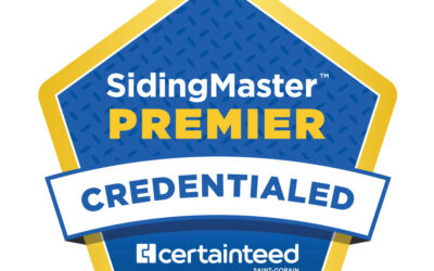 Integrity Exterior Services Earns CertainTeed SidingMaster™ PRO Credential